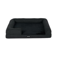 HMTOPE ortopedski krevet za pse s visokim rubom, s navlakom koja se skida - sivi - 91x68x20 cm 1