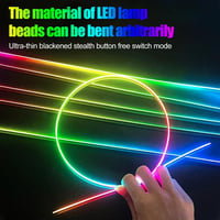 HMYC 128 LED szalag autóhoz RGB neon világítás zenei szinkronizálással 4