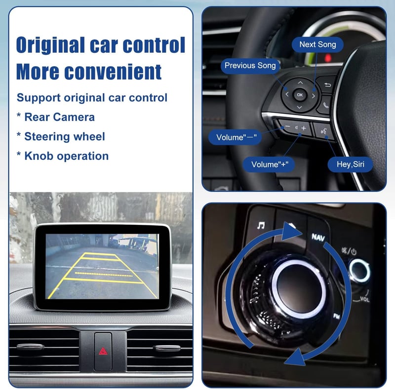 HMYC Mazda CarPlay Android Auto Retrofit Kit MZD Connect 2014-2021
