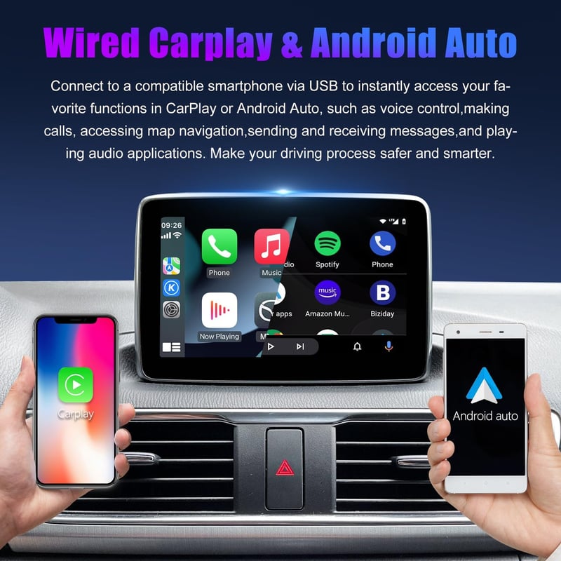 HMYC Mazda CarPlay Android Auto Retrofit Kit TK78-66-9U0C MZD Connect 2015-2020