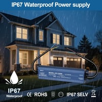 HNCY LED Tápegység 24V 200W IP67 Vízálló Transzformátor MR16 G4 6