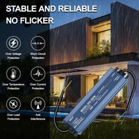 HNCY LED Tápegység 24V 200W IP67 Vízálló Transzformátor MR16 G4 4