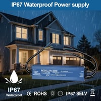 HNCY LED Transzformátor 24V 500W IP67 Vízálló Tápegység MR16 G4 GU5.3 6