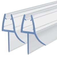 HNNHOME Zuhanyzó Tömítőszalag 2 db 100 cm 6-8 mm Üveghez Max 20 mm Réshez Egyenes Zuhanykabin Tömítés 1