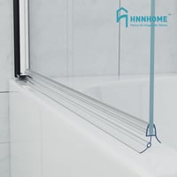 HNNHOME Gumi Zuhanyfülke Tömítőszalag 4-6mm Üvegajtóhoz 16-22mm Réshez - Oblong 10