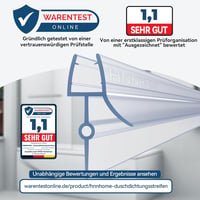 HNNHOME Gumi Zuhanyfülke Tömítőszalag 4-6mm Üvegajtóhoz 16-22mm Réshez - Oblong 5