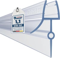 HNNHOME Gumi Zuhanyfülke Tömítőszalag 4-6mm Üvegajtóhoz 16-22mm Réshez - Oblong 1
