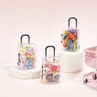 HOBBIESAY Mini kutija za pohranu u obliku kovčega, 16 komada – 5,3x3,6x10,2 cm, mali plastični kovčezi za slatkiše, poklon kutije za zabave, dekorativne kutije 4