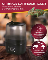 Digitálny zvlhčovač vzduchu Hobby Hygro System I pre teráriá, so 4-litrovou nádržou na vodu, hygienický a nenáročný na údržbu 2