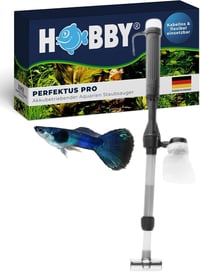 Hobby Perfektus Pro Akkumulátoros Akváriumtisztító Iszap és Szennyeződés Eltávolításához 1