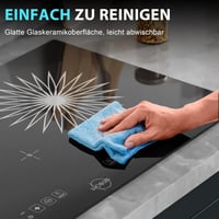 Hobsir hob Üvegkerámia Főzőlap 2 Égővel 3200W Beépíthető Asztalra Szerelhető - 60CM-602SGB1 6