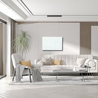 Hocosyme infracrveni stakleni grijaći panel 300W, pametno električno grijanje za zidnu montažu s termostatom i WiFi-jem, zaštita od pregrijavanja, TÜV certificirano, 1-10 m², bijeli 4