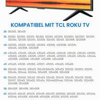 Suport universal TV HOCUCHELAND pentru televizoare TCL, Samsung, Roku de 28-65 inch, cu pernuțe antiderapante și set de șuruburi 4