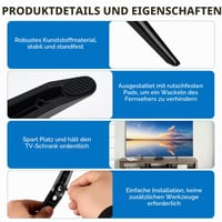 Suport universal TV HOCUCHELAND pentru televizoare TCL, Samsung, Roku de 28-65 inch, cu pernuțe antiderapante și set de șuruburi 3