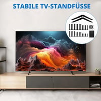 Suport universal TV HOCUCHELAND pentru televizoare TCL, Samsung, Roku de 28-65 inch, cu pernuțe antiderapante și set de șuruburi 6