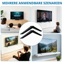 Suport universal TV HOCUCHELAND pentru televizoare TCL, Samsung, Roku de 28-65 inch, cu pernuțe antiderapante și set de șuruburi 7