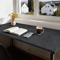 Autocolant pentru mobilă Hode, aspect de beton gri, 60x300 cm, folie decorativă impermeabilă pentru mobilier, bucătărie, pervazuri, dulapuri 8