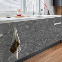 Hode Öntapadós Szürke Márvány Fólia Konyhába - 30cm x 3m Vízálló Hőálló Bútor Dekor Fólia Ablakpárkányra, Szekrényekre, Munkalapokra 6