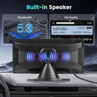 Hodozzy 10.36" Autórádió Carplay Android Vezeték Nélküli Tolatókamera Bluetooth 5