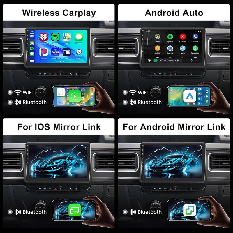 Hodozzy 2G+64G Android Autórádió Renault Master 2019-2022 Wireless CarPlay 10.1"