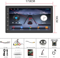 Hodozzy 7" Android Autórádió GPS Navigációval, Bluetooth, WiFi, Tükörlink 7