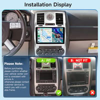 Hodozzy 9" Android autórádió Chrysler 300 2004-2011 GPS Carplay 4GB+128GB 6