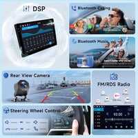 Hodozzy 9" Android autórádió Chrysler 300 2004-2011 GPS Carplay 4GB+128GB 4