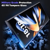 Hoerrye Samsung Galaxy S24 Ultra Ujjlenyomat Kompatibilis Adatvédelmi Üvegfólia 9H, 2db 2