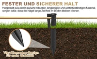Hofeny 100 buc. Țăruși de fixare pentru cablu perimetral robot de tuns iarba, Ancore de sol, Cârlige de fixare compatibile cu Husqvarna, Gardena, Worx, Bosch, Yard Force 2