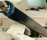 Ručná píla na drevo Högert Technik 400 mm, 7 TPI – na hrubé rezanie dreva a drevotriesky 5