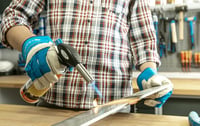 Högert Technik gázégő piezo gyújtással - bután propán kéziégő kézműves munkához 4