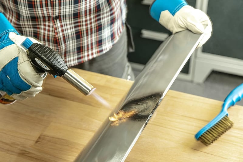 Högert Technik gázégő piezo gyújtással - bután propán kéziégő kézműves munkához