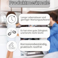 Placă de Protecție la Abur Hohitenz pentru Mașina de Spălat Vase 600x85 mm, Oțel Inoxidabil 304, cu Șuruburi – Protecție Termică pentru Blatul de Lucru, Barieră Antivapori 5