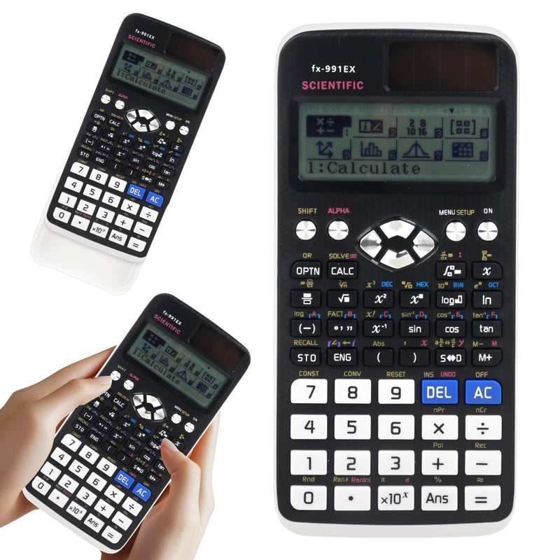 Vedecká kalkulačka Hojalis FX-991EX s 552 funkciami, 10+2 miestnym displejom