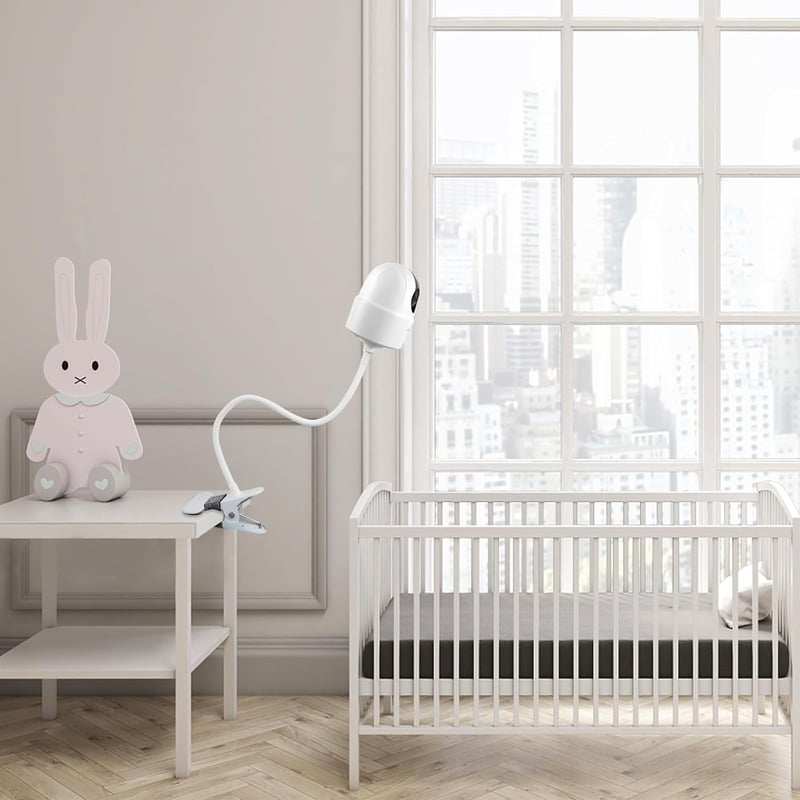 HOLACA Fehér klipszes rögzítő konzol Imou 2K 2.5K 3K Ranger 2C 2.5K babakamera tartó, 1 db