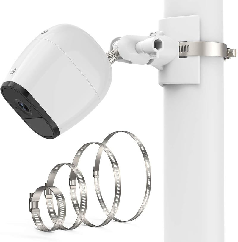 HOLACA Kamera Rögzítő Tartó Eufy/Arlo Kamerákhoz 1/4" Csatlakozással Fehér