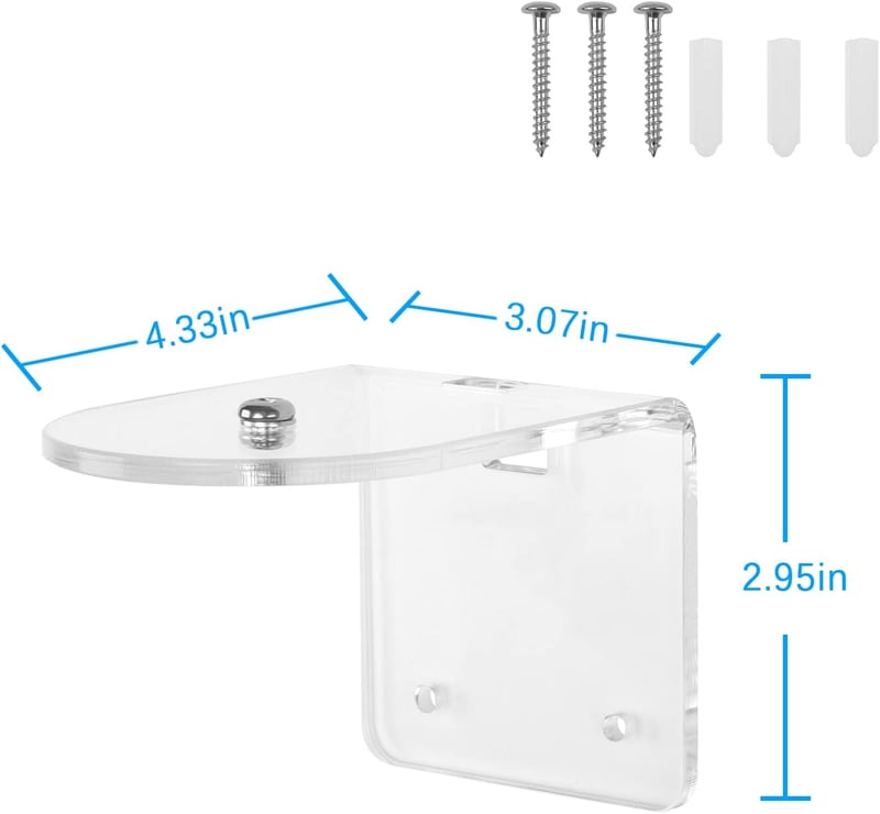 HOLACA Kamera Tartó Blink Mini Pan-Tilt Kamerához, Akril Fali Konzol Biztonsági Kamerához Beltéri Használatra