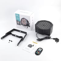 HOLDLAMP 2x36 LED Par Fényszóró RGB Disco Lámpa DMX512 Távirányítóval 8