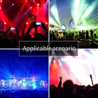 HOLDLAMP 8 darabos 36 LED Par lámpa szett RGB távirányítóval DMX512 diszkó fény - 8 pieces 6