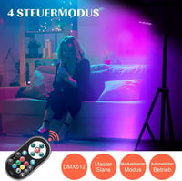 HOLDLAMP 8 darabos 36 LED Par lámpa szett RGB távirányítóval DMX512 diszkó fény - 8 pieces 4