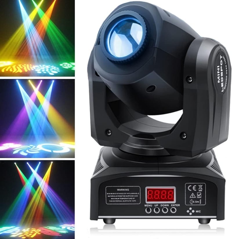 HOLDLAMP Moving Head LED Színpadi Fénytechnika - DMX512 Vezérelhető Diszkó Lámpa 8 Mintával, Bulikhoz, Rendezvényekhez

AI: I've created a H