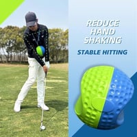 HoldOneLight hordozható golf lendület tréner labda testtartás és mozgásjavító hevederrel kezdőknek kék-zöld színben 5