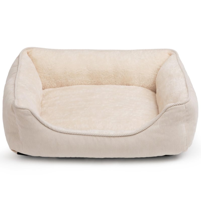 Hollypet ležaj za kućne ljubimce za mačke i štence - bež - 55x45x15 cm