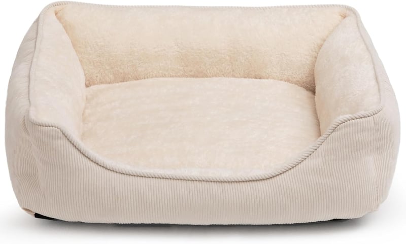 Hollypet Puha macska kutya fekhely lélegző párna bézs 50 x 45 x 15 cm kistestű kölyök és cicáknak