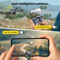 Holy Stone HS290 Összecsukható Drón 1080P Kamerával, FPV Élő Közvetítéssel, Hosszú Repülési Idővel, Optikai Pozicionálással, Kezdőknek és Gy 5