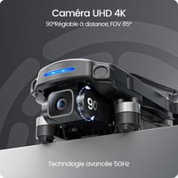 Holy Stone HS360S HS600 Drón Távirányító - Fekete, USB Csatlakozás, 1500 mAh Akkumulátor, Bluetooth Technológia, Felnőtteknek és Tiniknek 2