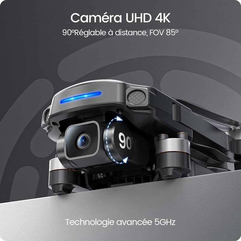 Holy Stone HS360S HS600 Drón Távirányító - Fekete, USB Csatlakozás, 1500 mAh Akkumulátor, Bluetooth Technológia, Felnőtteknek és Tiniknek