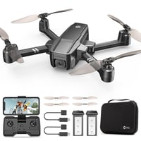 Holy Stone HS440 Összecsukható Drón 1080P Kamerával - 40 Perc Repülési Idő, 2 Akkumulátor, FPV Élő Közvetítés, Hangvezérlés, Gravitációs Érz 1