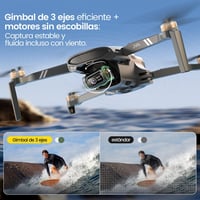 Holy Stone HS900 Drón 4K Kamerával – 3 Tengelyes Stabilizátor, 48MP Fotó, 6 km Átviteli Távolság, 30 Perc Repülési Idő, 249g, C0 3