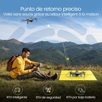 Holy Stone HS900 Drón 4K Kamerával – 3 Tengelyes Stabilizátor, 48MP Fotó, 6 km Átviteli Távolság, 30 Perc Repülési Idő, 249g, C0 7